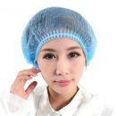 100pcs clean disposable cap for spa salon bathroom nonwoven pleated mob cap Anti dust Mushroom shower